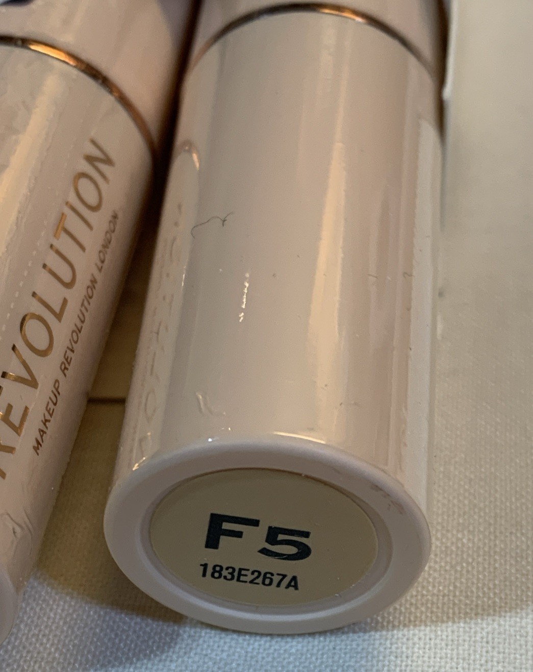 Revolution London Fast Base Stick Foundation F5 (Box Of 3) Shipping #149