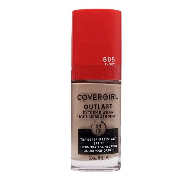 CoverGirl Outlast Extreme Wear Liquid Foundation #805 Ivory