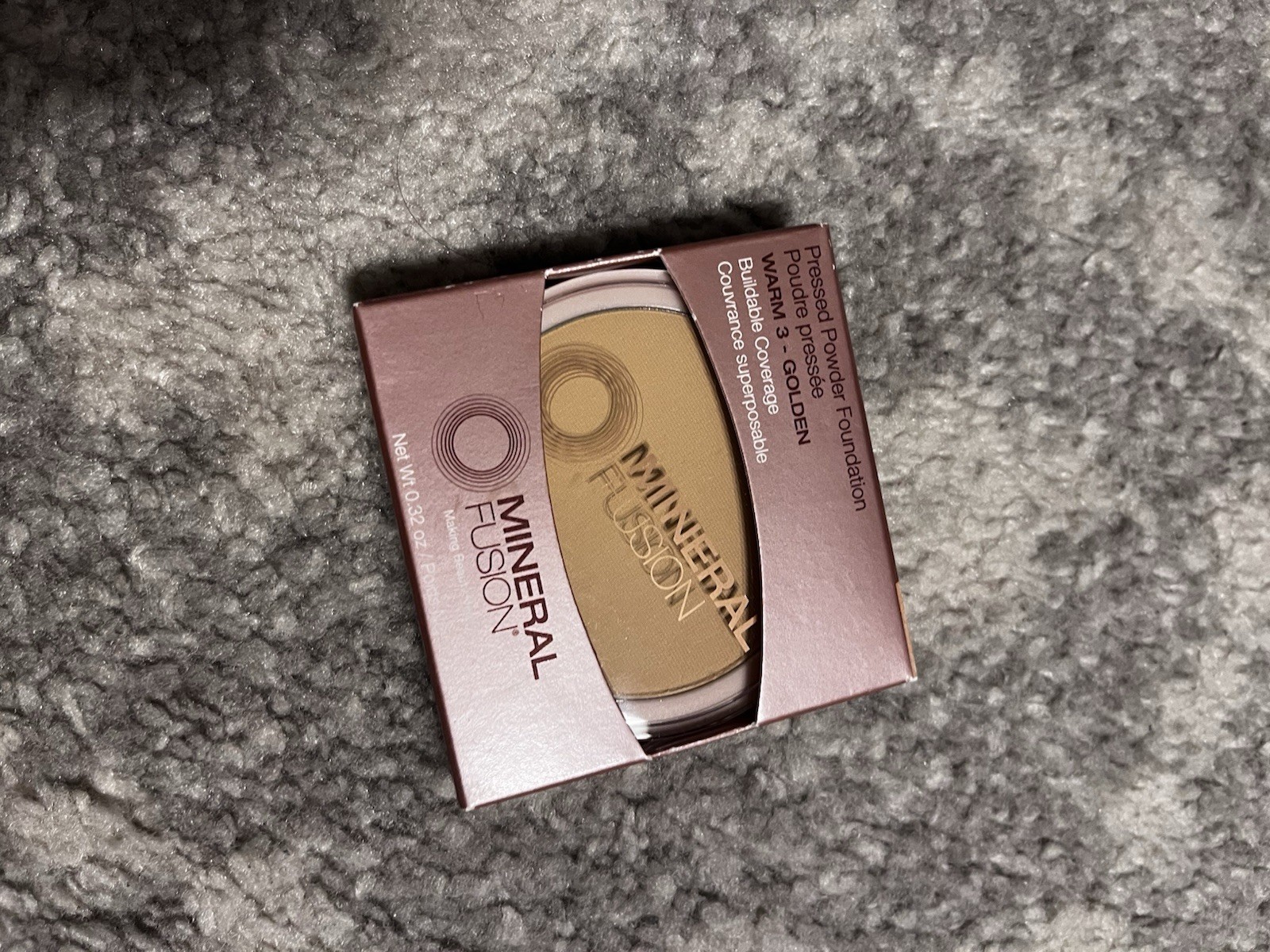 MINERAL FUSION PRESSED POWDER FOUNDATION WARM 3 Golden New