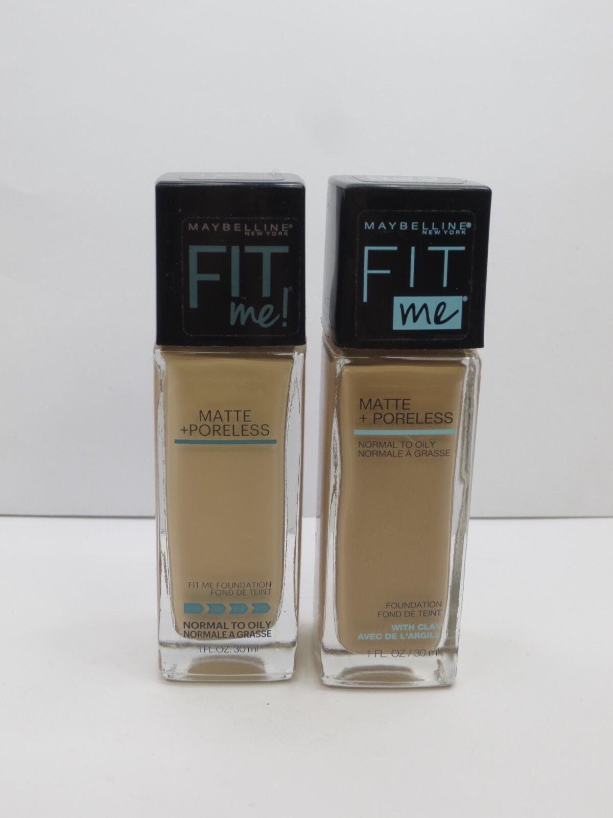 MAYBELLINE FIT ME MATTE + PORELESS #120 CLASSIC IVORY & #222 TRUE BEIGE *DETAILS
