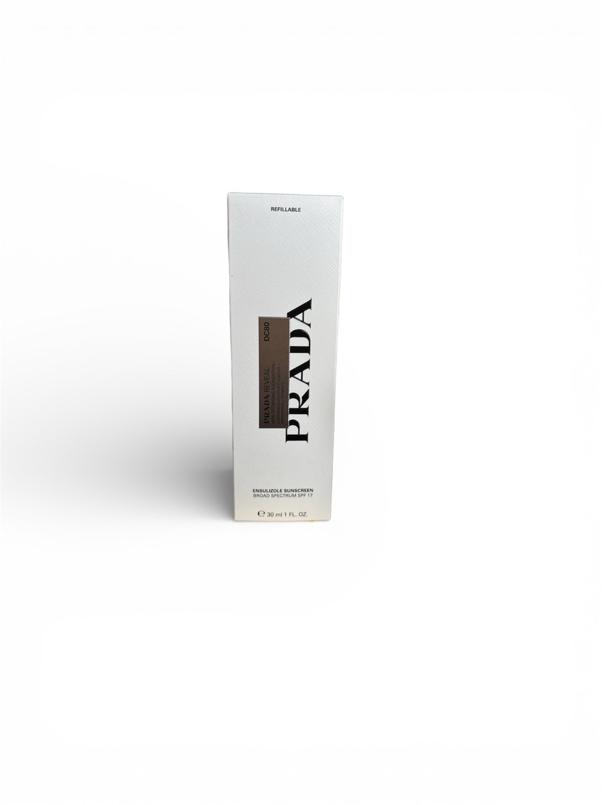 Prada Reveal Skin Optimizing Foundation SPF 17- DC80 NEW