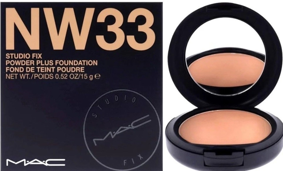 MAC NW33 Studio Fix Powder Plus Foundation 0.52oz / 15g Full Size New In Box