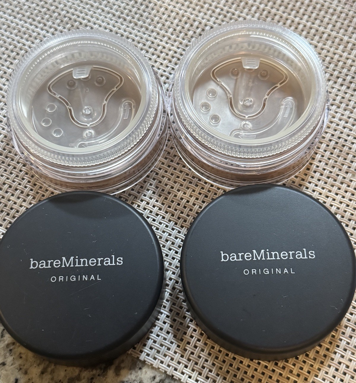 2 bareMinerals Original Foundation SPF 15 Sunscreen Golden Deep W50 2g 0.07oz