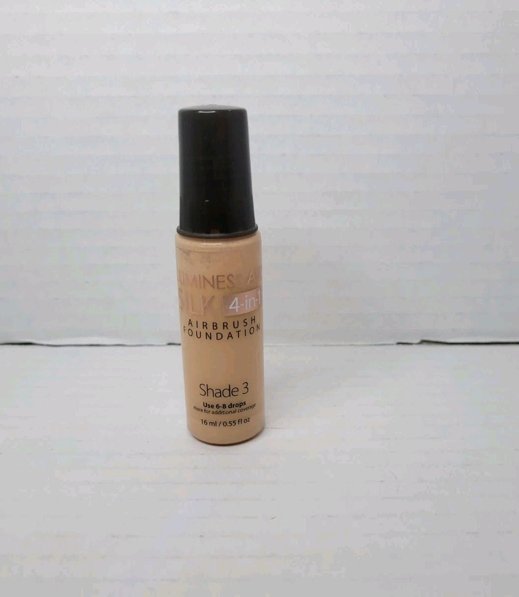 Luminess Air Silk 4-In-1 Shade 3 Airbrush Foundation 0.55 fl oz – (NOT SEALED!)