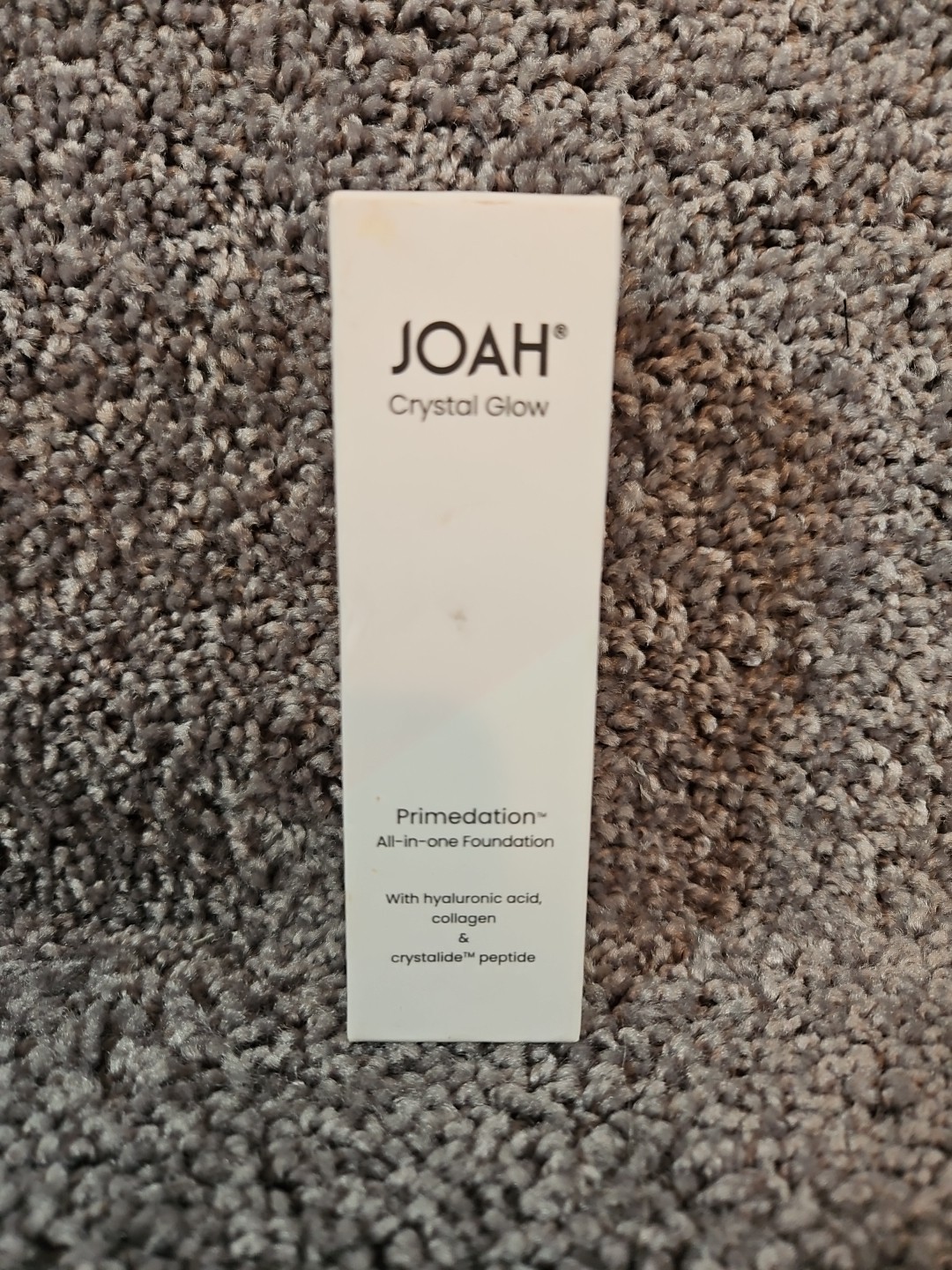 Joah Crystal Glow Peptide-Infused Foundation LW060 Light w/Warm Undertones New