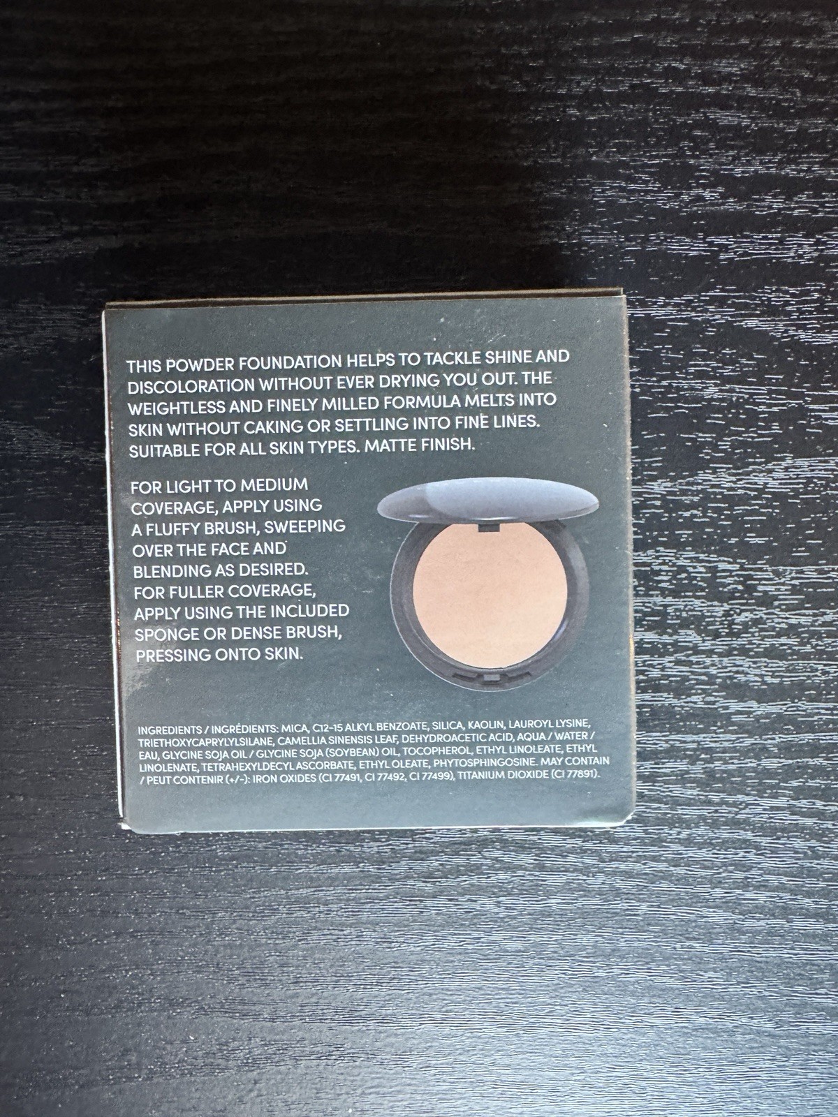 Cover FX Pressed Mineral Foundation M5 – Matte Powder Foundation 0.35 oz / 10g
