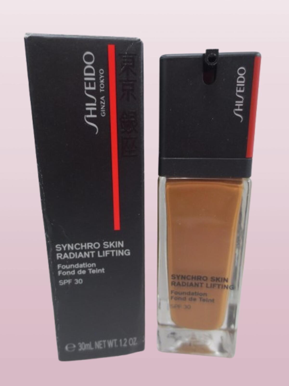 SHISEIDO SYNCHRO SKIN RADIANT LIFTING FOUNDATION 510 SUEDE 1.2 OZ