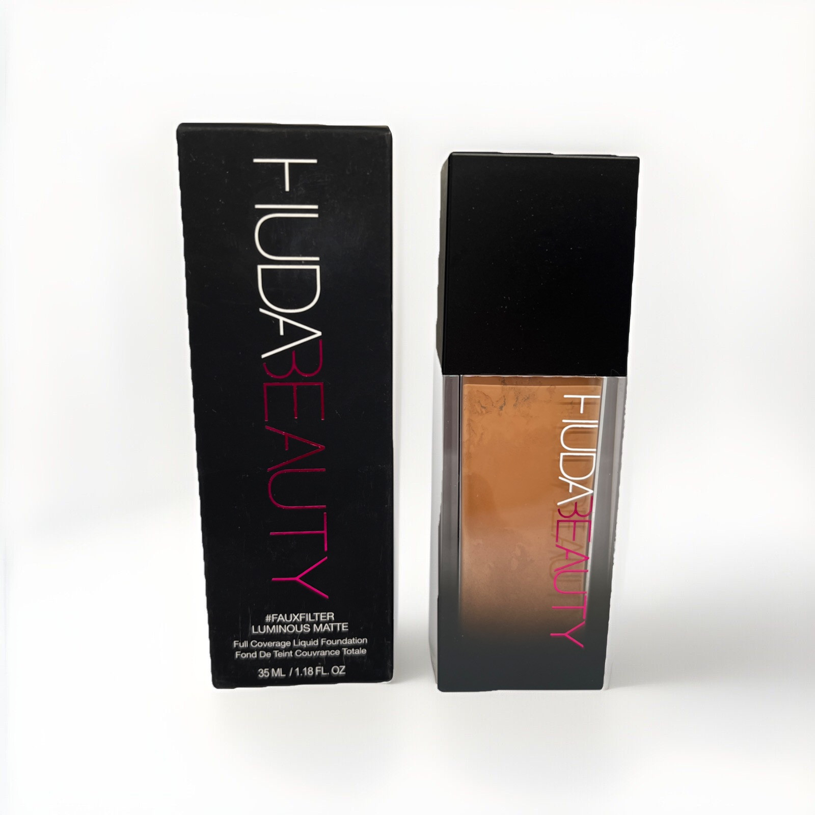 NIB Huda Beauty Fauxfilter Luminous Full Coverage Foundation Shortcake 315B