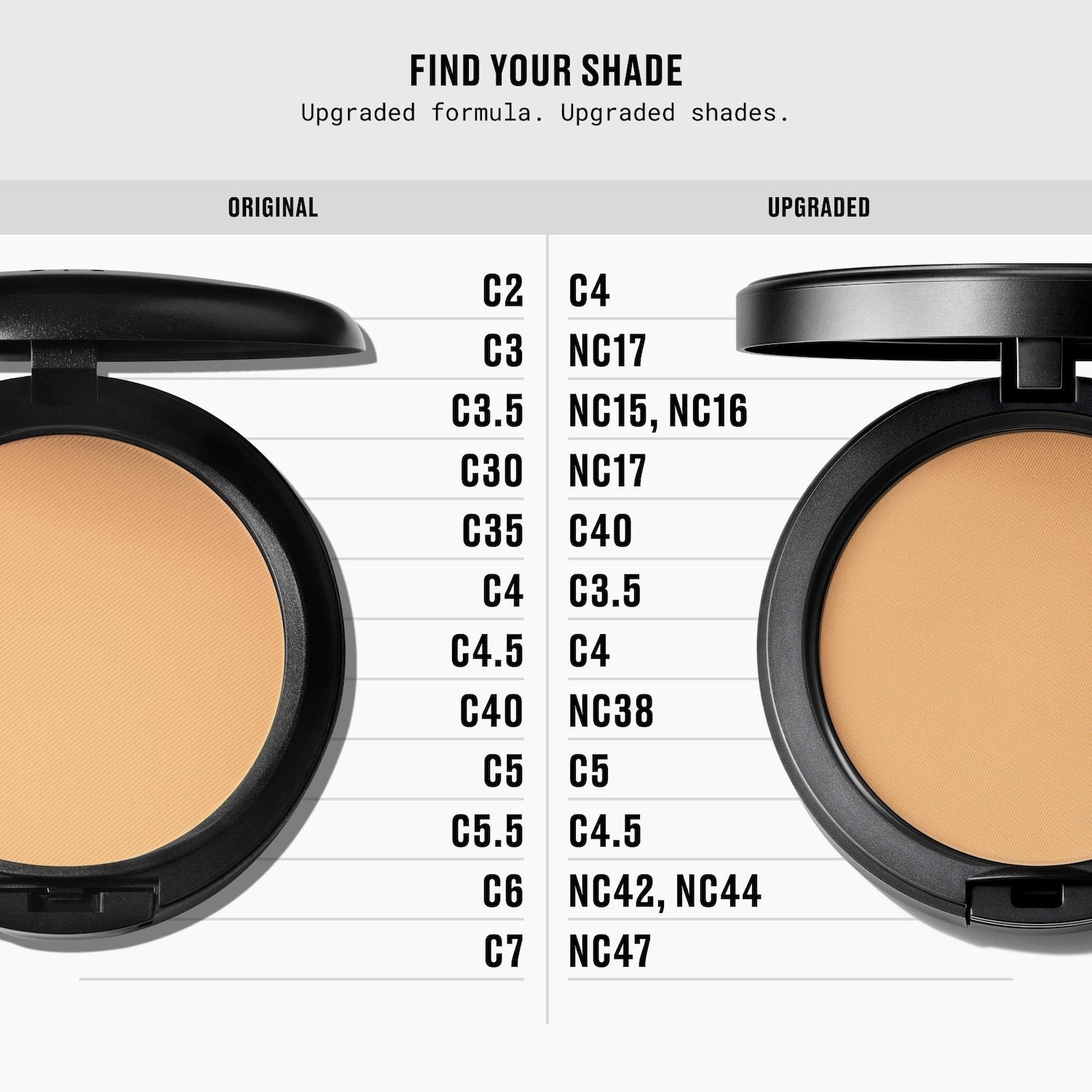 MAC Studio Fix Powder Plus Foundation with 24HR Oil Control,67 SHADES,0.4oz/12mL