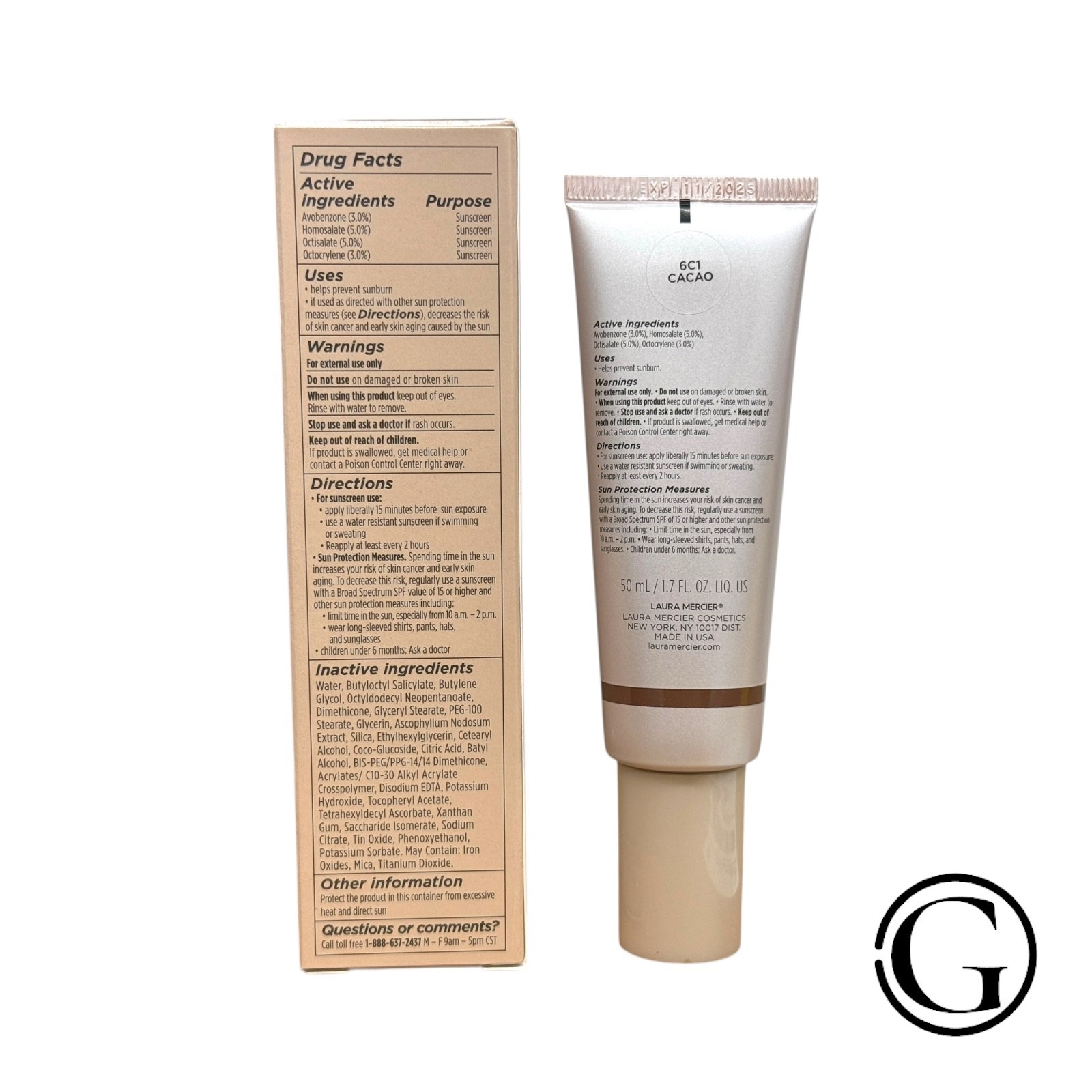 Laura Mercier Tinted Moisturizer Natural Skin Illuminator 50 Ml 6C1 CACAO 2025