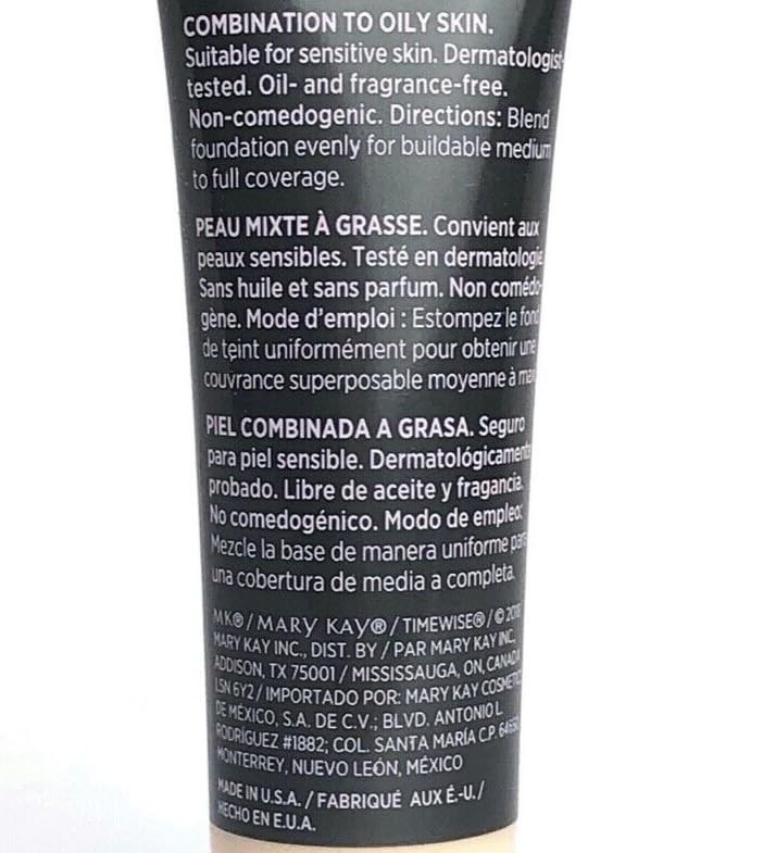 Timewise Matte 3D Foundation Ivory C110