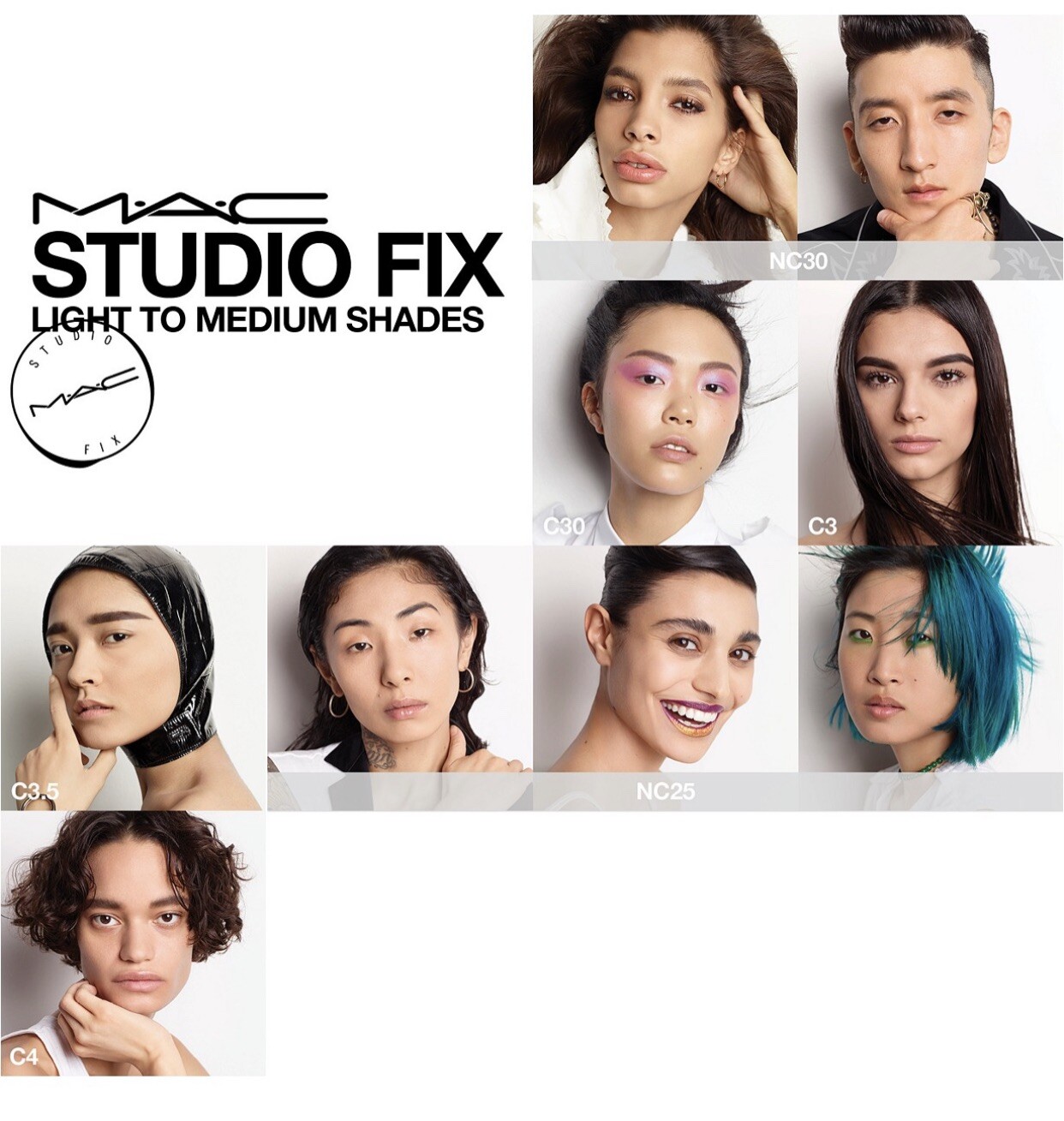 MAC Studio Fix Powder Plus Foundation Shade C4 Full Size 15g Original Formula
