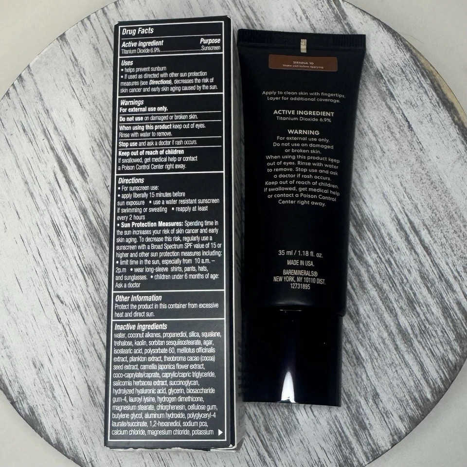 bareMinerals Complexion Rescue Matte Tinted Moisturizer SPF 30 ~ Sienna 10 ~ NIB