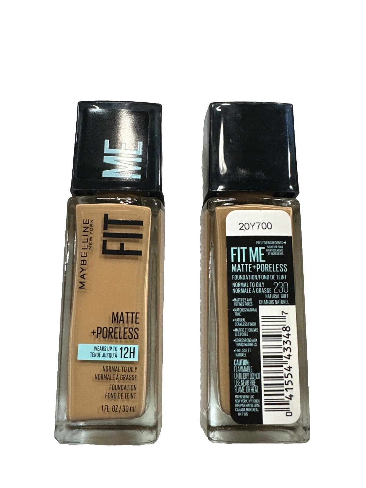 Maybelline Fit Me Matte + Poreless Liquid (PACK OF 2), 230- Natural Buff
