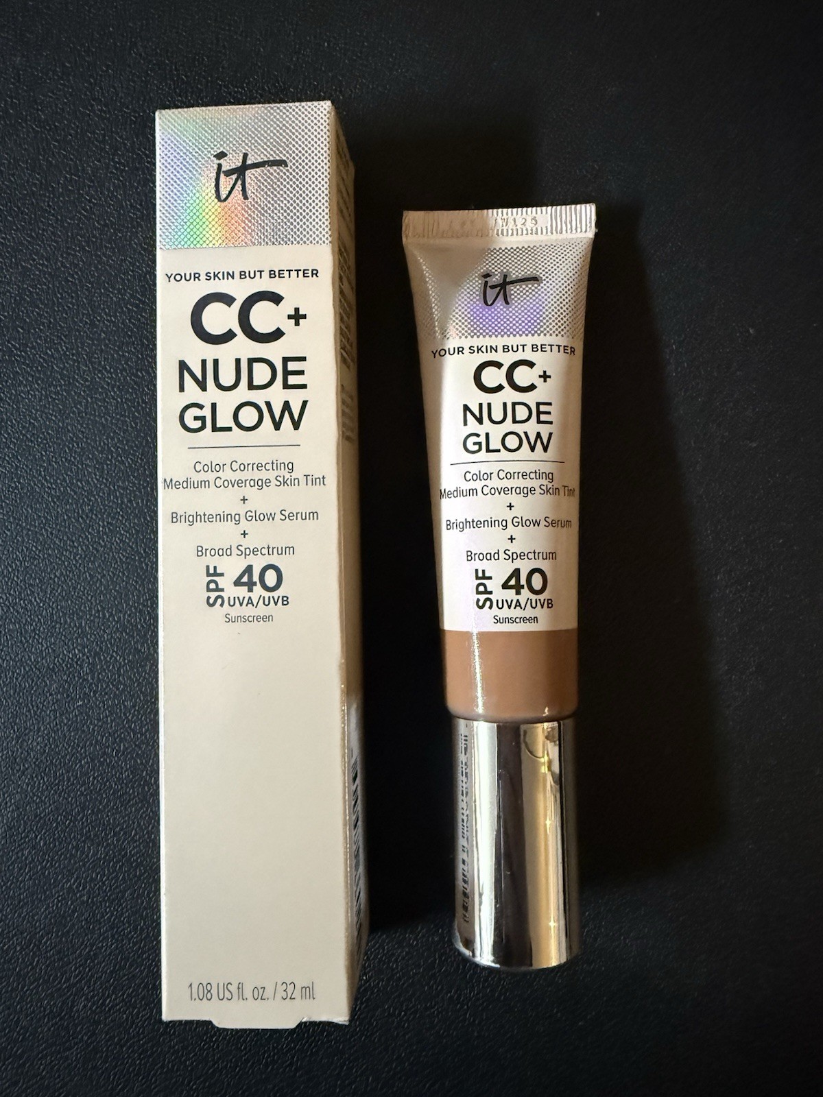 IT Cosmetics CC+ Cream Illumination Foundation-1.08 oz-Tan A389972 NEW