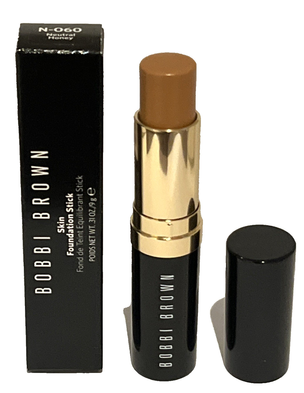 Bobbi Brown Skin Foundation Stick N-060 Neutral Honey .31 oz / 9 g New In Box
