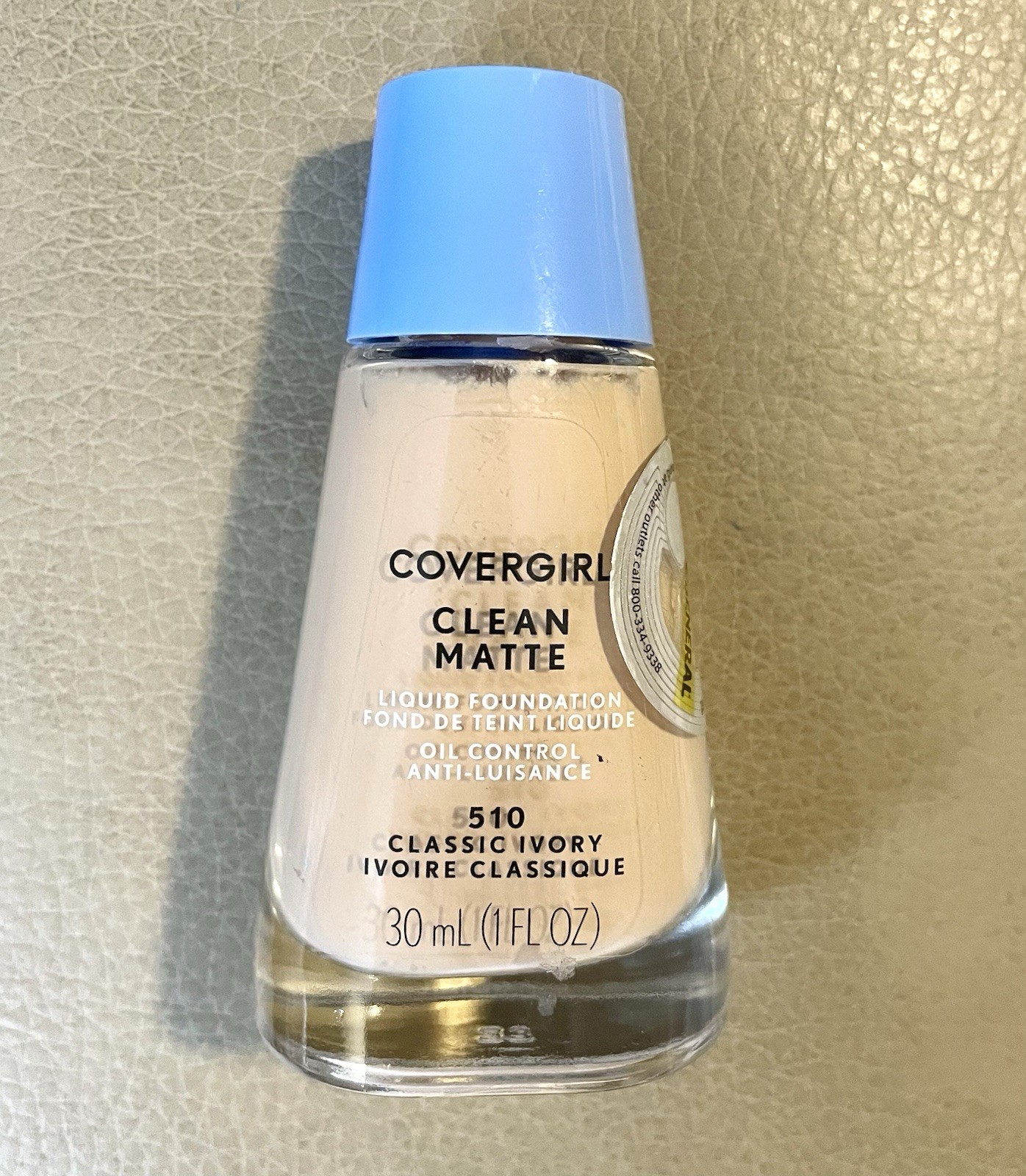 *NEW* CoverGirl Clean Matte Liquid Foundation – Classic Ivory #510 – 1 FL OZ