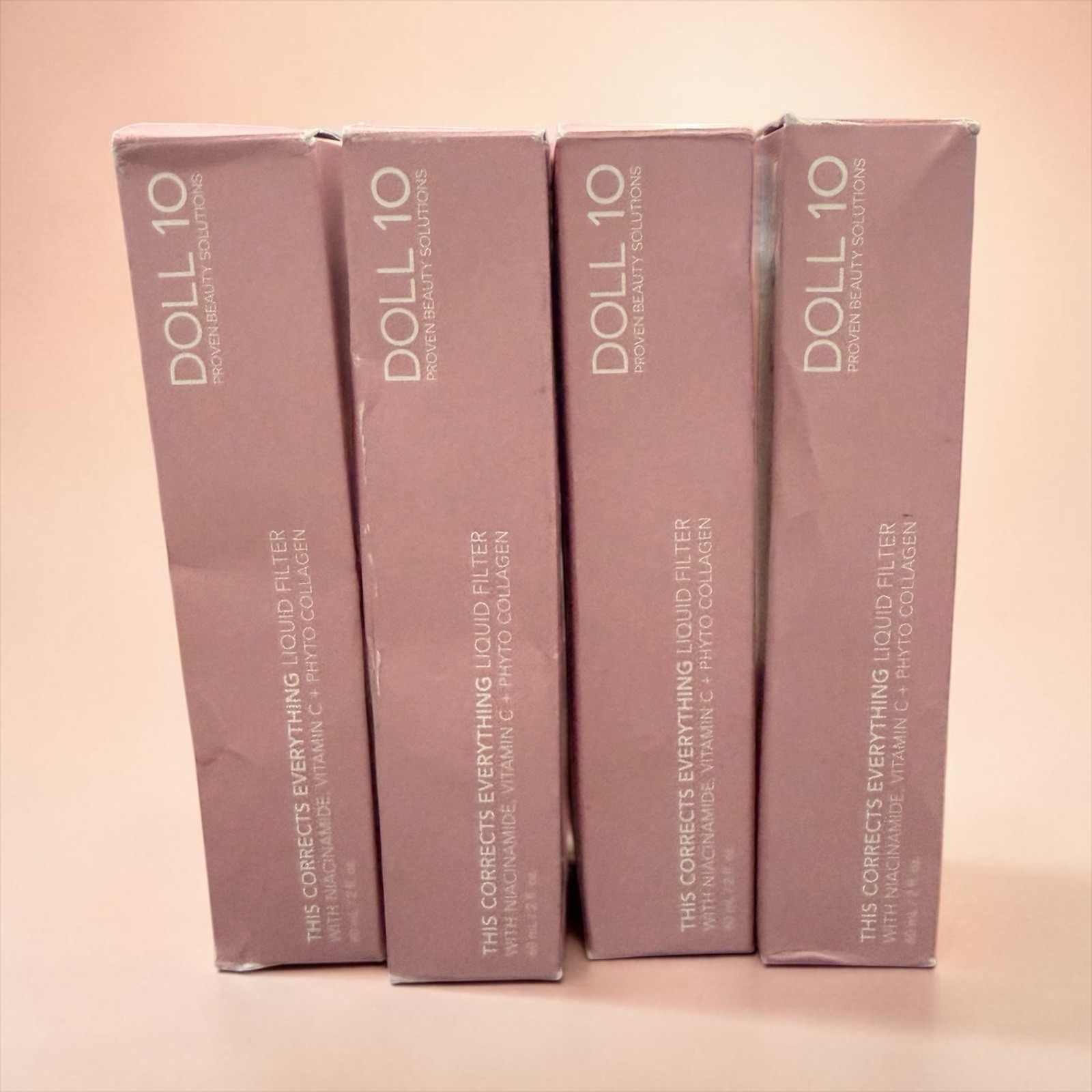 NIB~ Doll 10 LIQUID FILTER Corrects Everything FAIR LIGHT Foundation Niacinamide