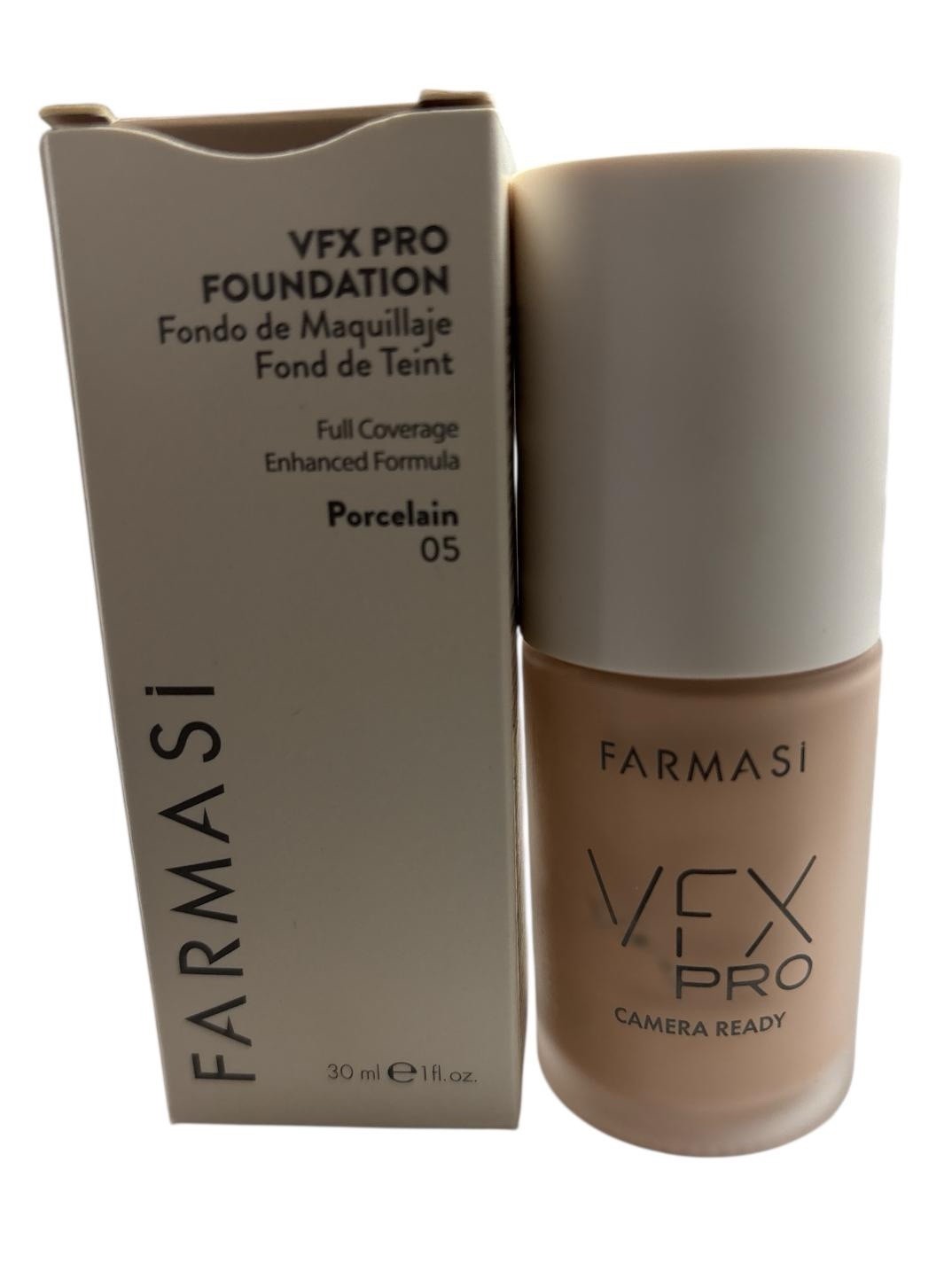 Farmasi Make Up VFX PRO Camera Ready Foundation 1 oz / Porcelain – C05