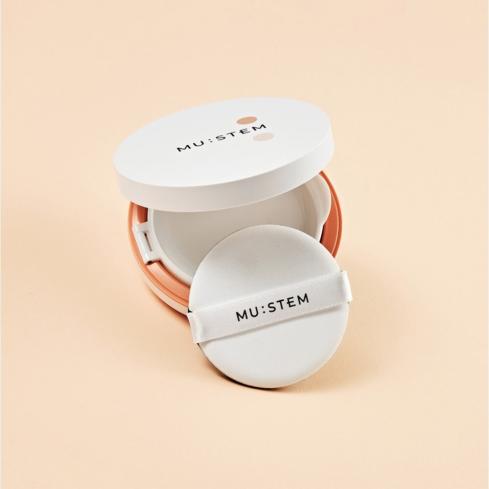 mu:stem mustem skin fit glow cushion 15g+15g(refill)