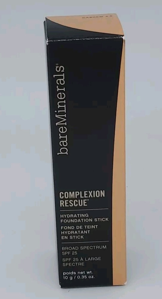 New EXP 03/23 BareMinerals 10g Cashew Complexion Rescue Hydrate Foundation Stick