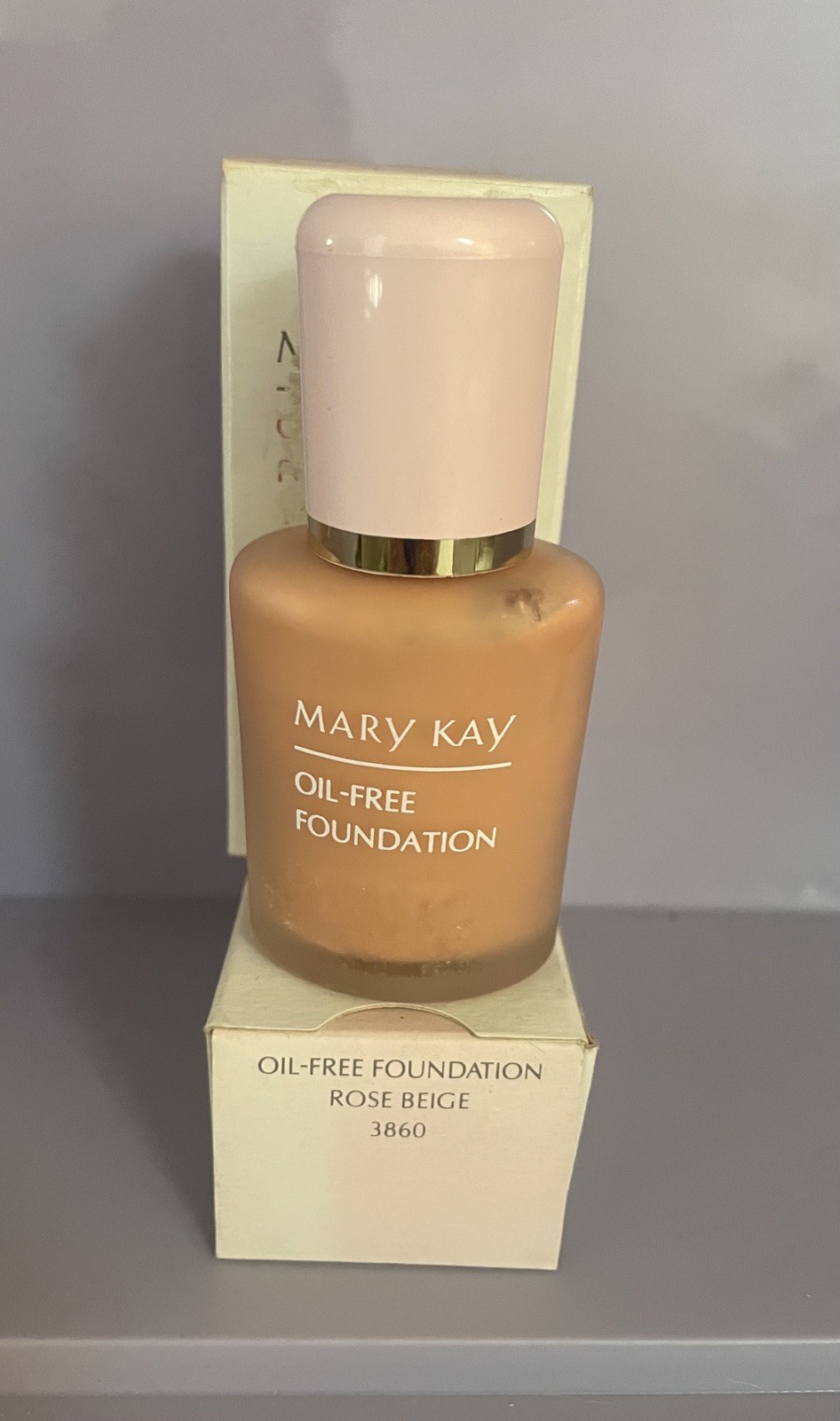 Lot of 2 Mary Kay Day Radiance Oil Free Foundation Rose Beige RARE NIB #3860
