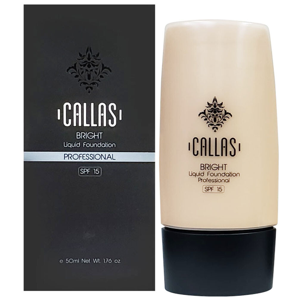 Callas Bright Liquid Foundation SPF 15 (01 Light Beige) 1.76fl.oz/50ml US Sell
