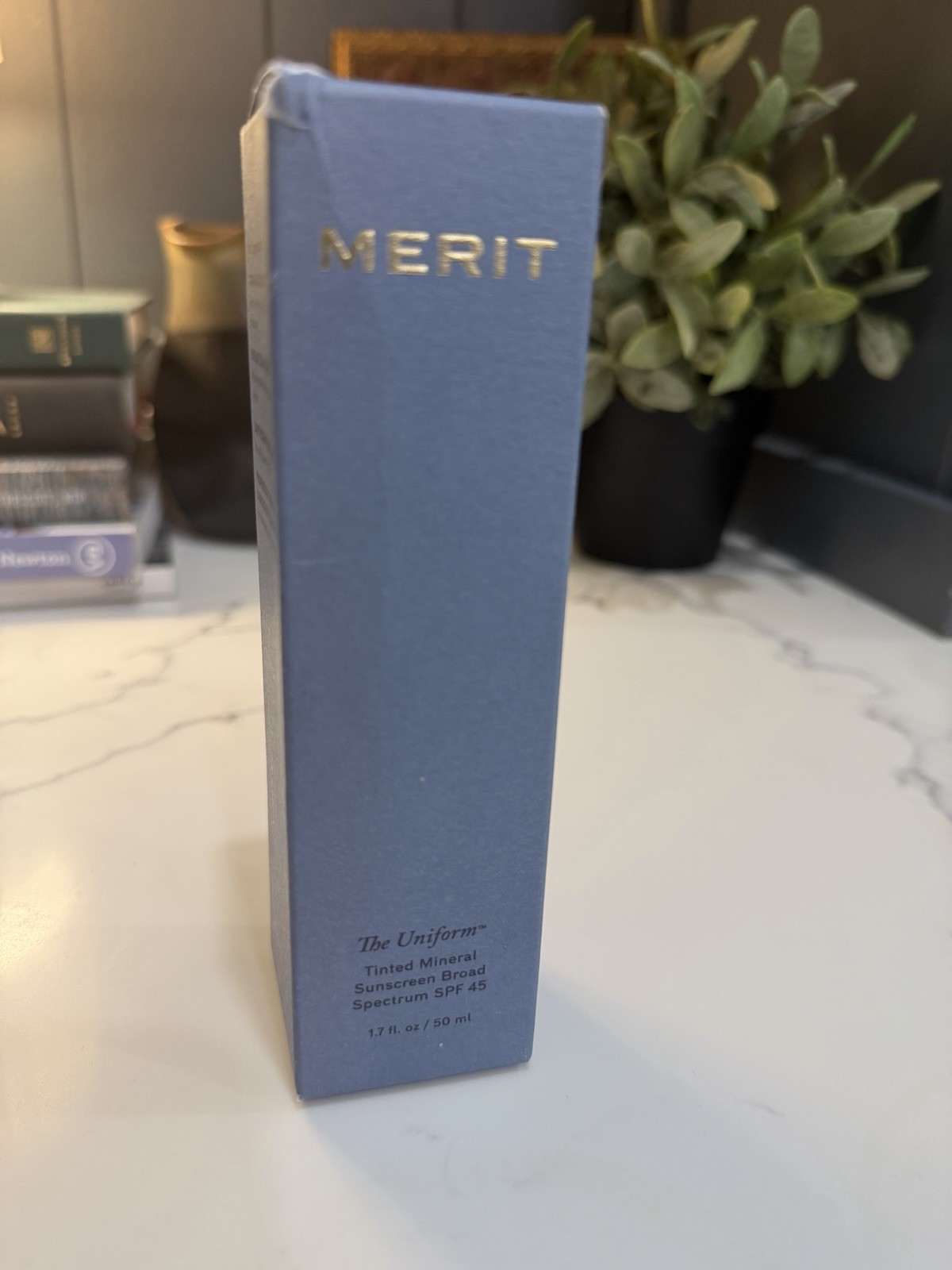 Merit The Uniform Tinted Mineral Sunscreen Broad Spectrum SPF 45 24 Ecru