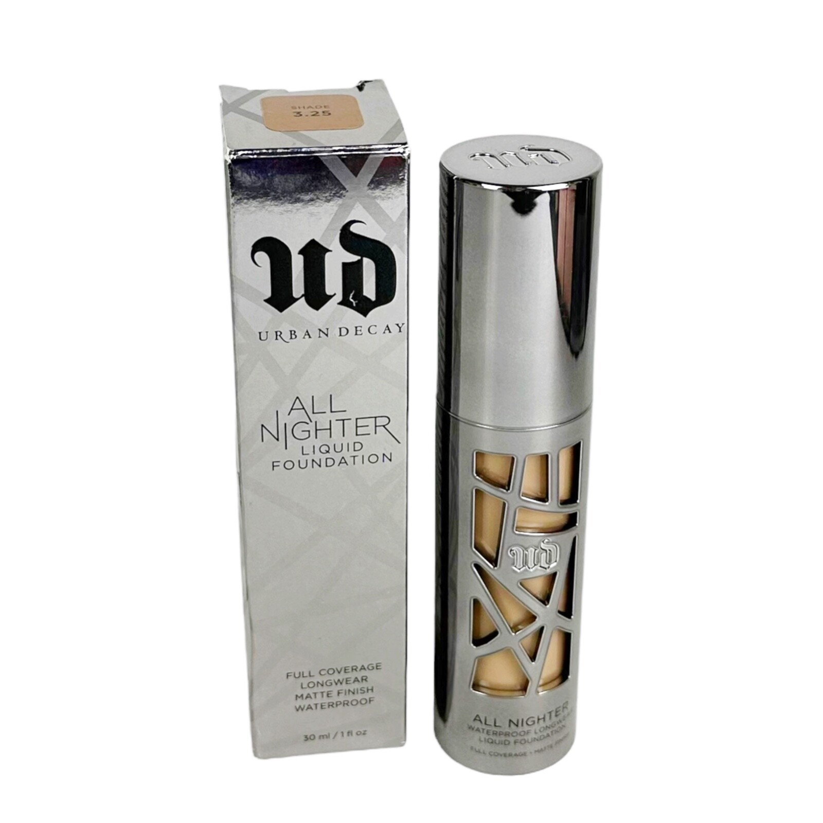 Urban Decay All Nighter Liquid Foundation – 3.25 – 1 oz/30 ml NEW IN BOX