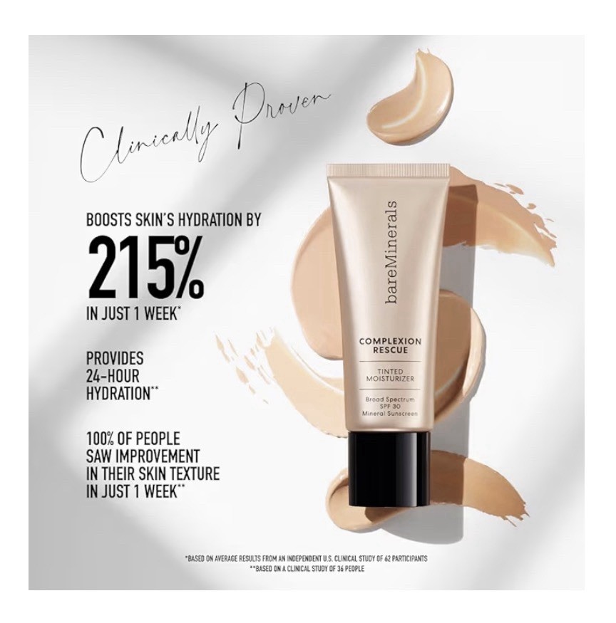 BareMinerals Complexion Rescue Tinted Moisturizer SPF30 1.18oz – BIRCH 1.5