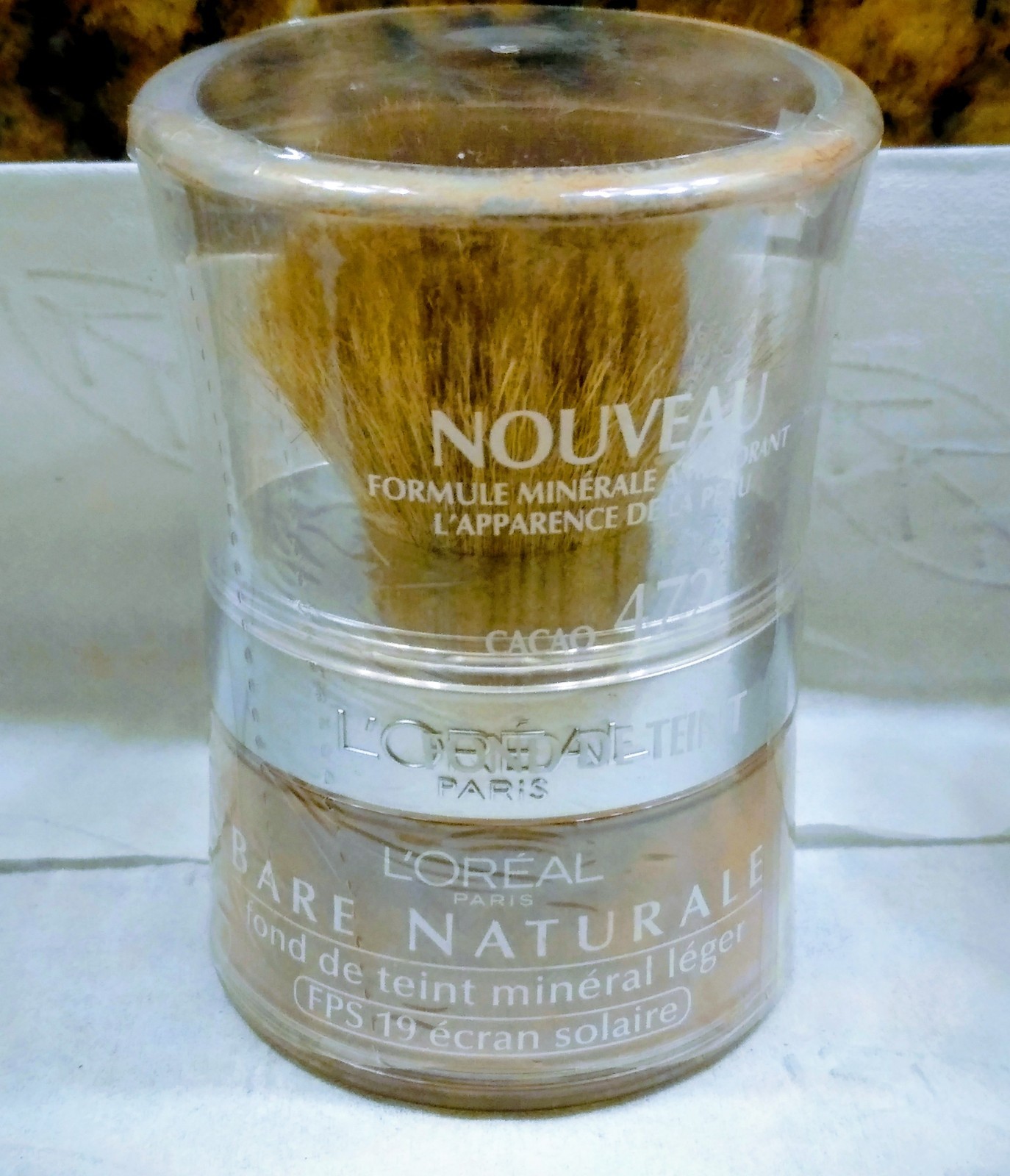 L’Oreal BARE NATURALE GENTLE MINERAL MAKEUP SPF 19 COCOA 472