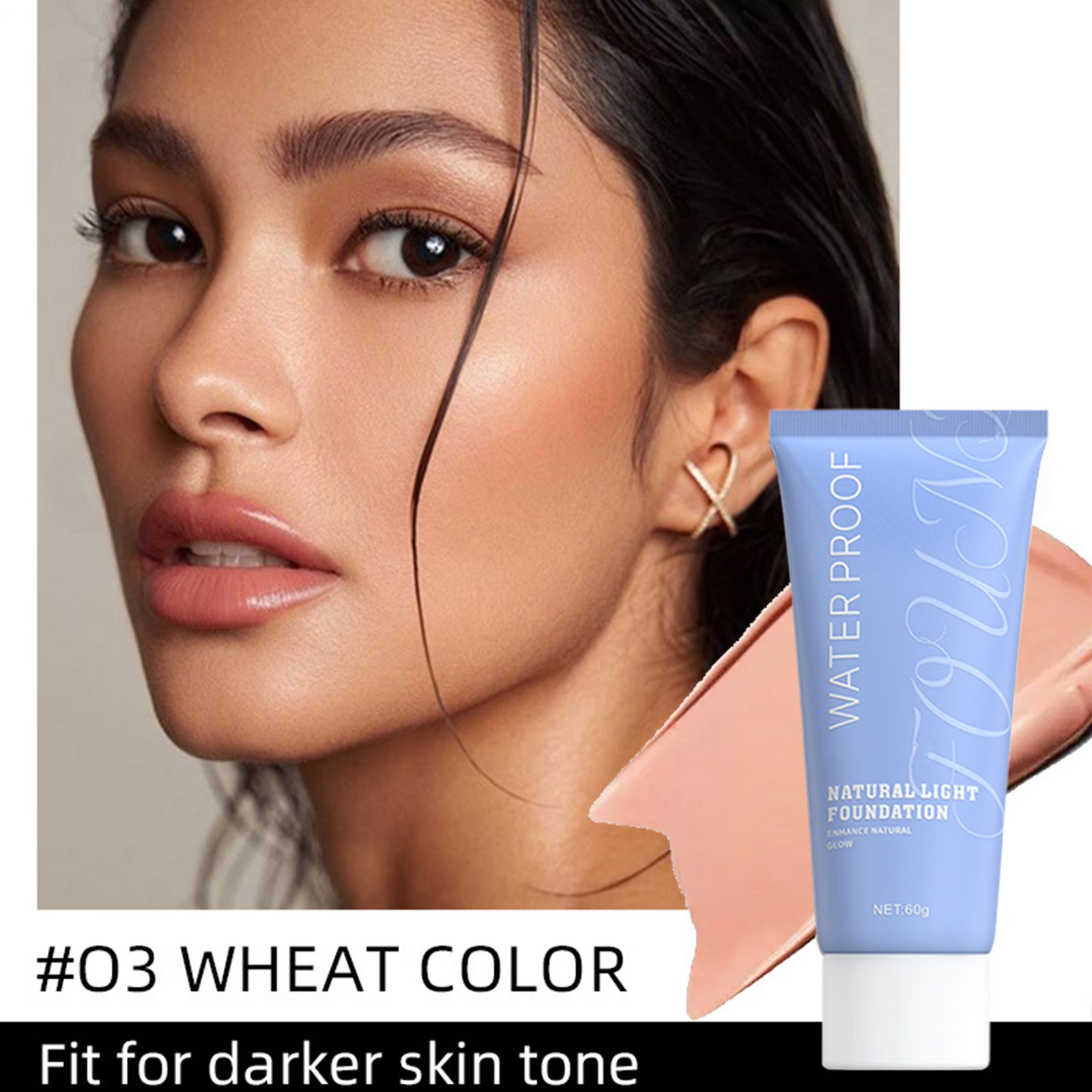 `Full Coverage Matte Liquid Foundation Oil Control 24h Long Lasting