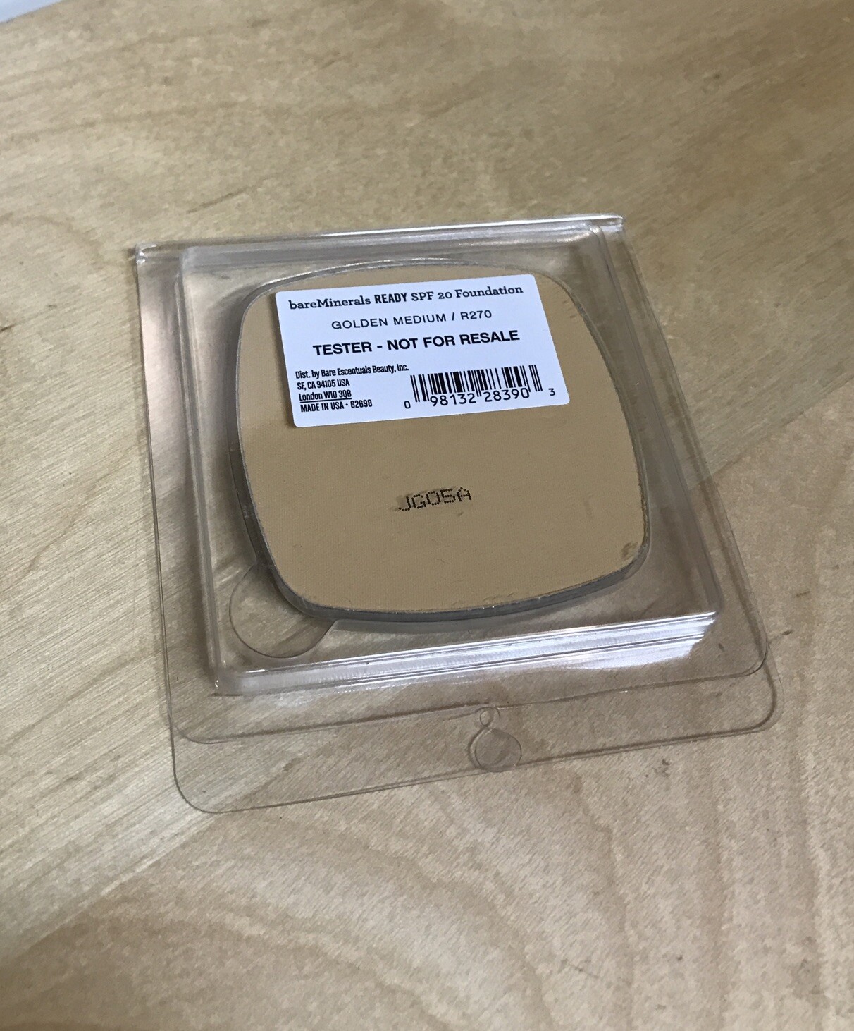 FULL SIZE 14g Tester bareMinerals Ready Foundation GOLDEN MEDIUM R270