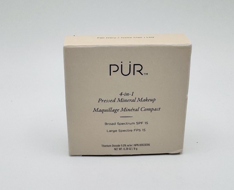 PUR 4-in-1 Pressed Mineral Makeup Broad Spectrum SPF 15 ~ LN2 FAIR IVORY .28 Oz