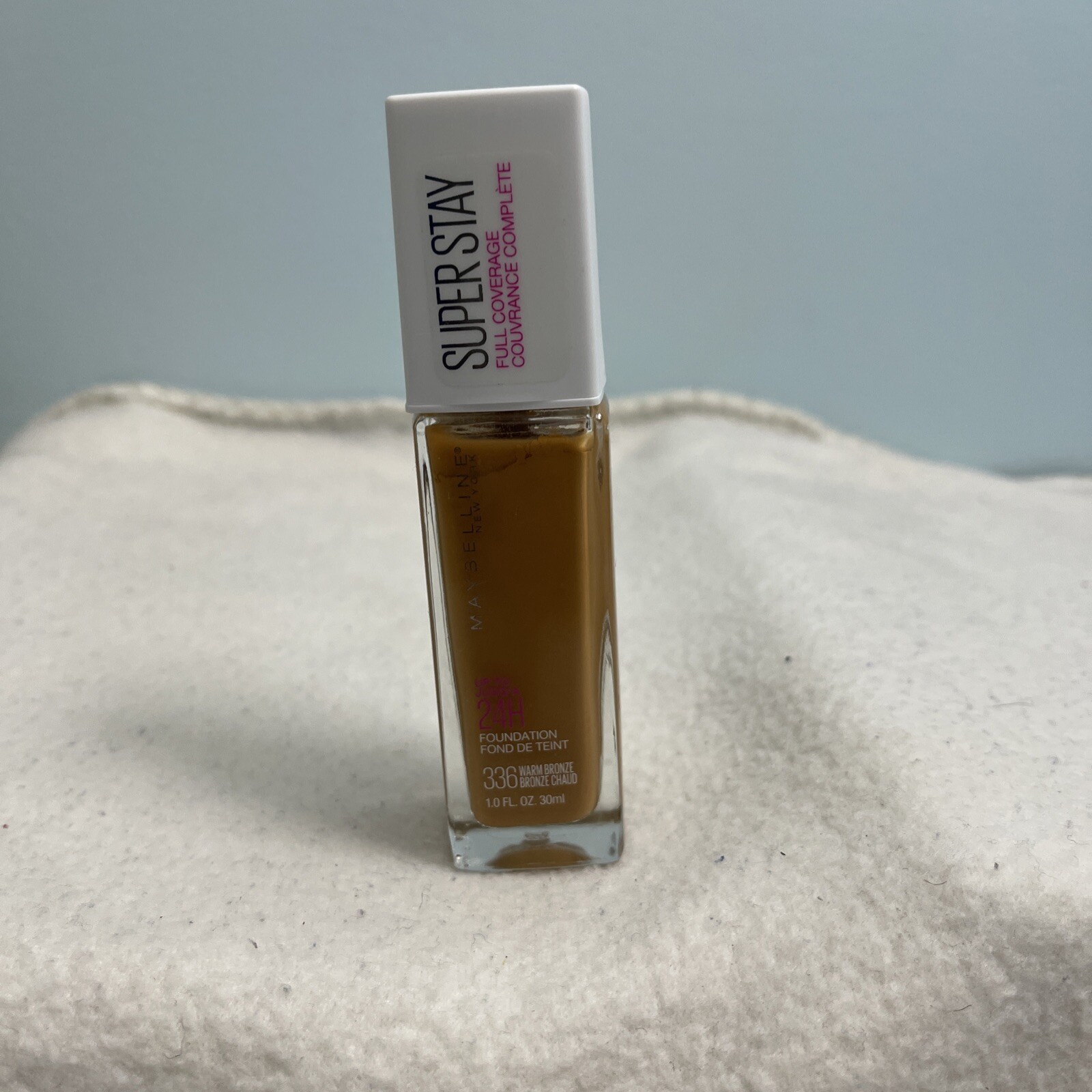 Maybelline SuperStay Full Coverage 24hr Foundation 336 Warm Bronze 1oz New
