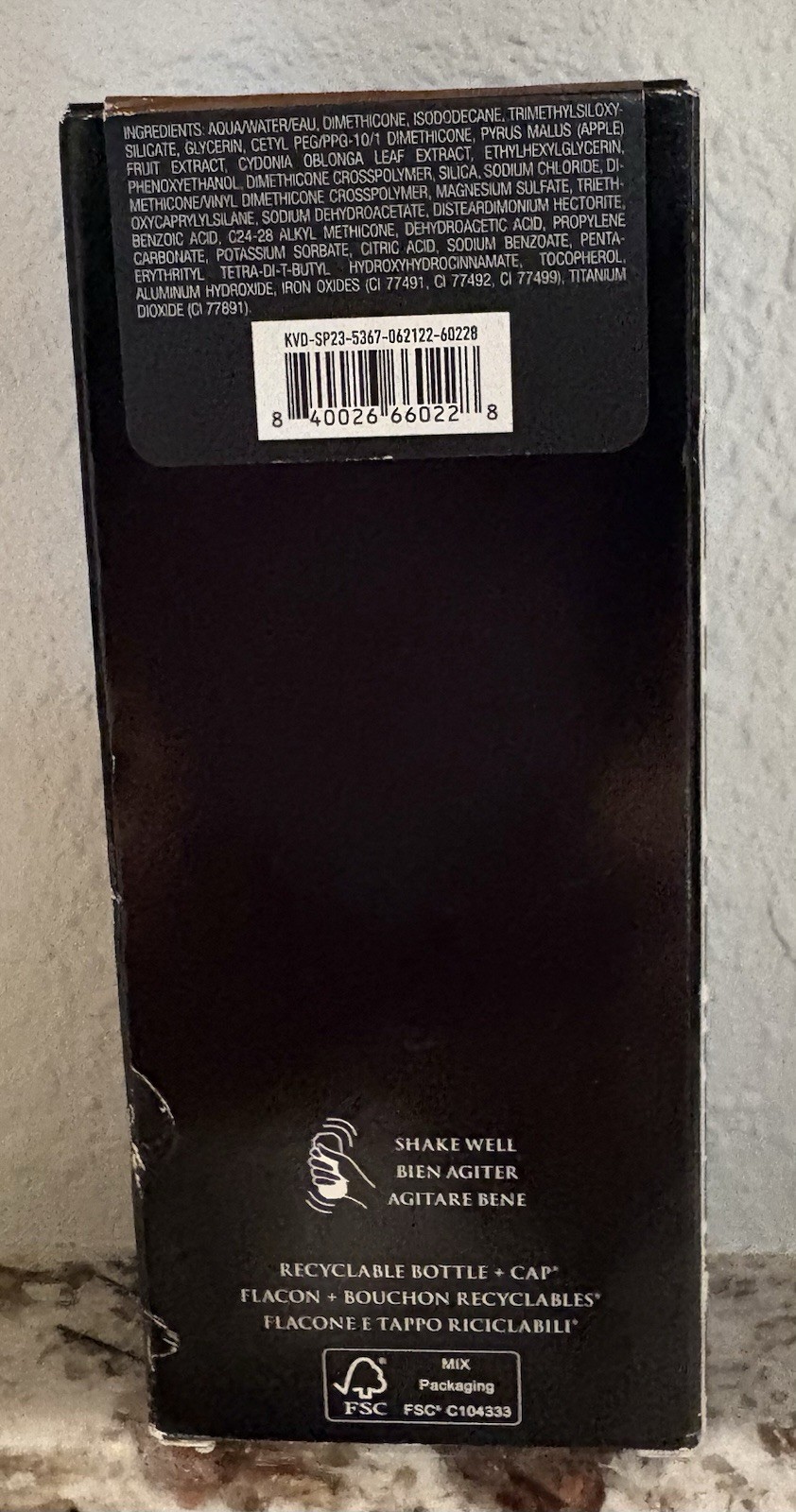 KVD Good Apple Full Coverage Serum Foundation Tan 070 New In Box Kat Von D