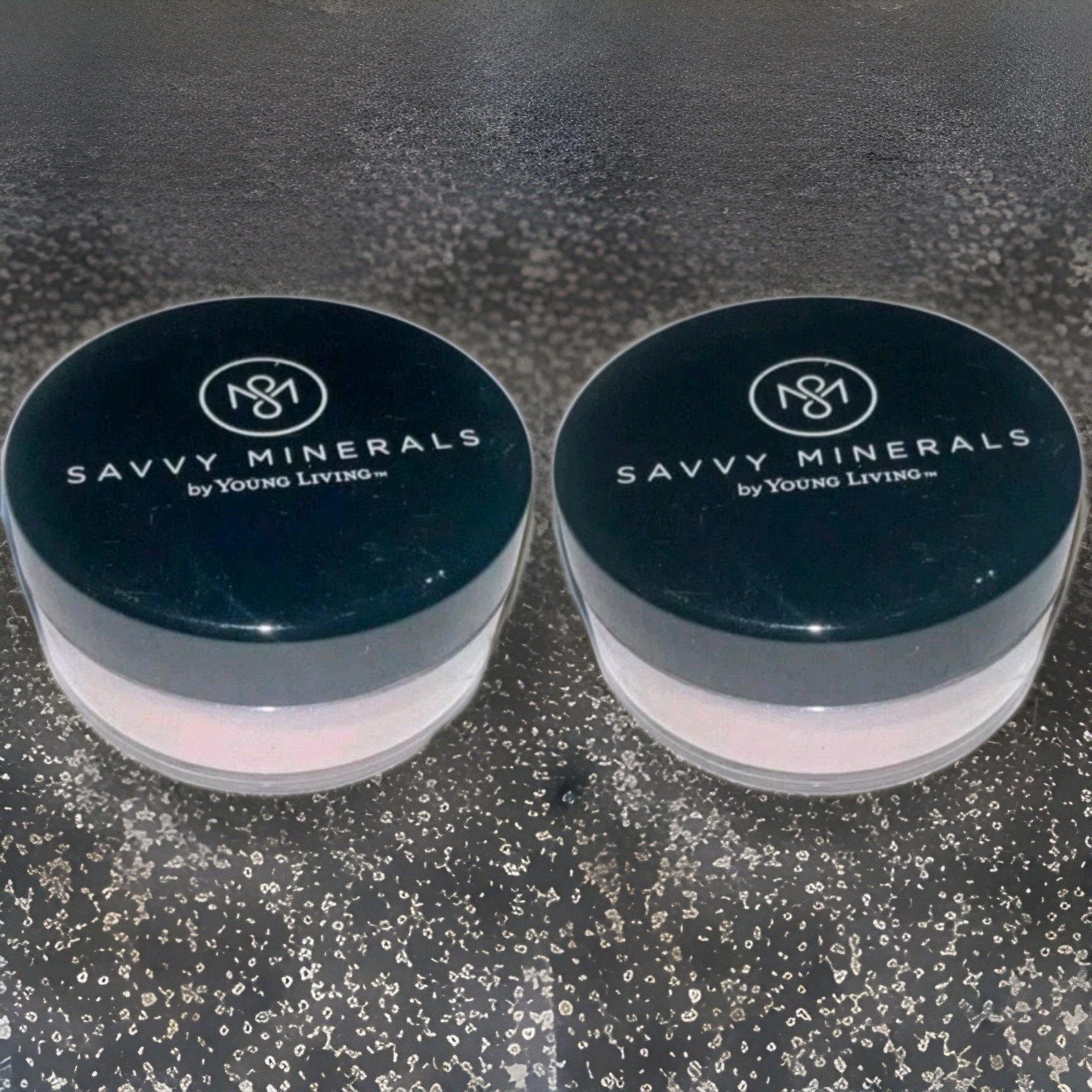 LOT Of 2Young Living Savvy Minerals Diamond Dust Veil Setting Powder 0.18 oz New