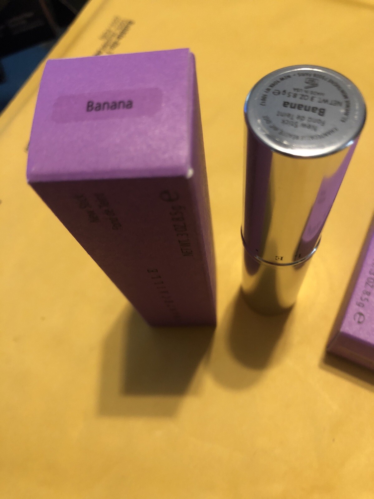 4x Chantecaille New Stick Foundation Banana .3 oz. Lot Of 4 Pieces New In Box
