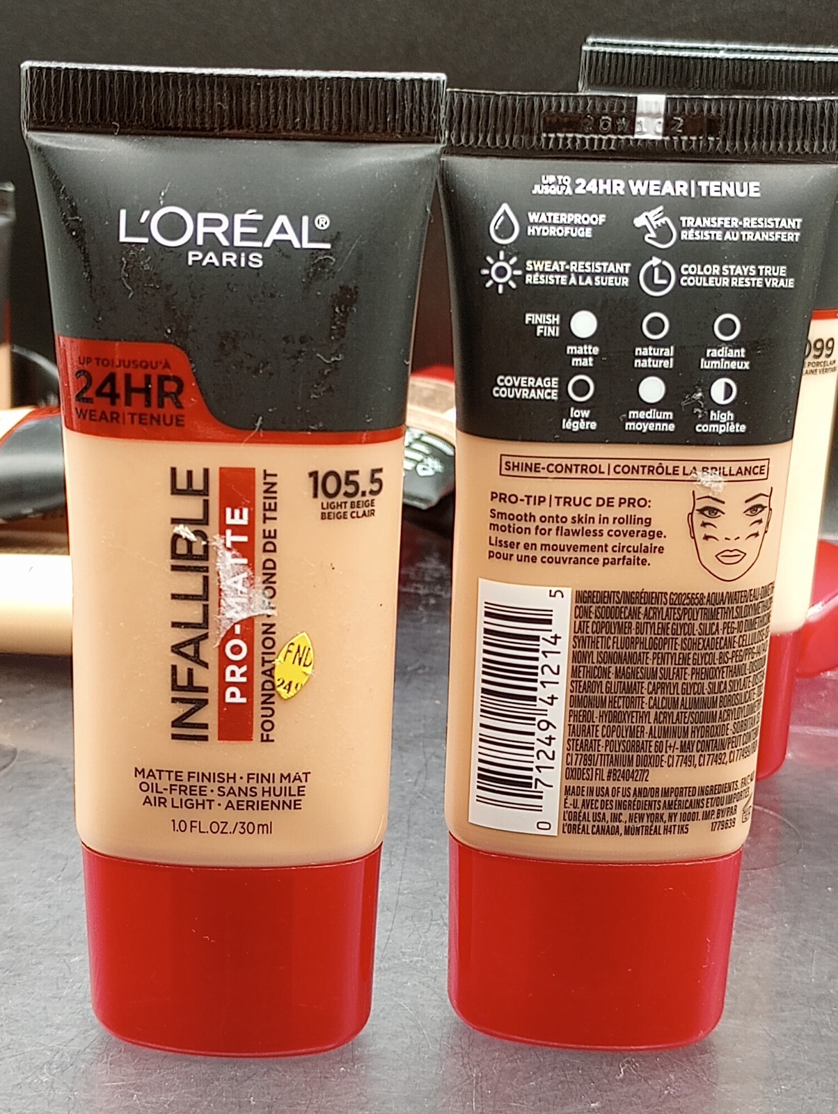 2) L’Oreal Infallible Pro-Matte 24hr Foundation #Assorted -1.0 Fl Oz -Pick Yours