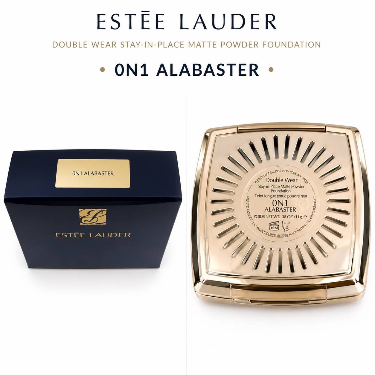 NEW Estée Lauder Double Wear Matte Powder Foundation 11g New Packaging Choose Sh