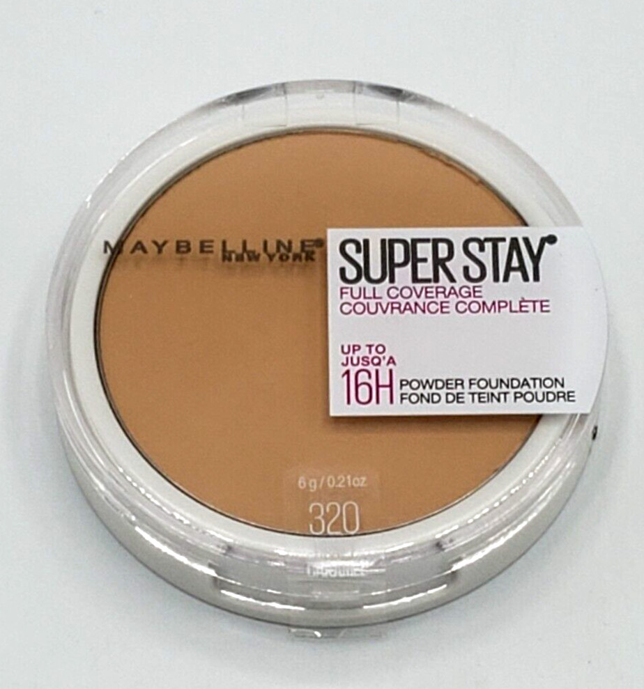 NEW Maybelline Super Stay Full Coverage Powder Foundation-320 HONEY CARAMEL
