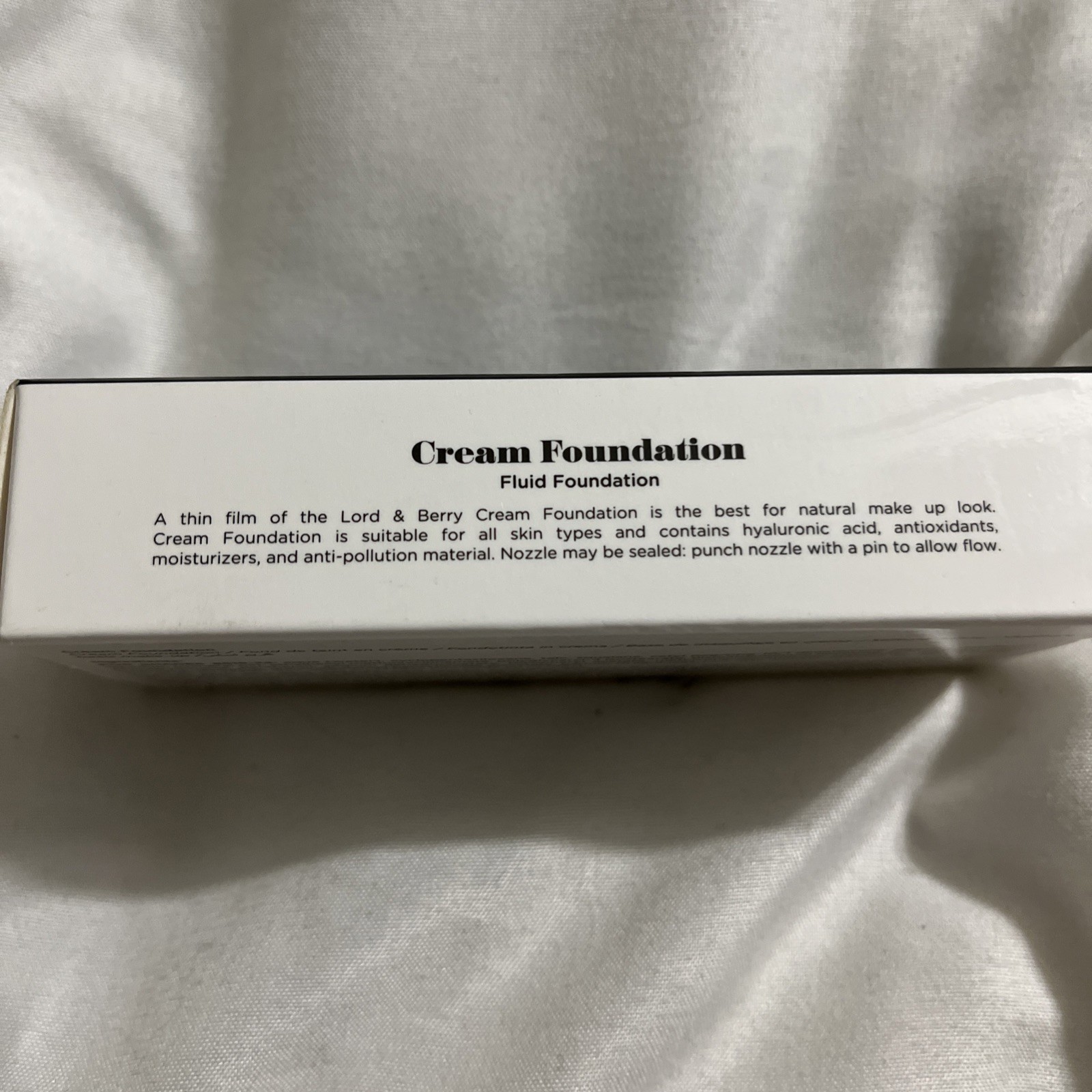 Cream Fluid Foundation – 8629 Ginger by Lord and Berry for Women – 1.69 oz