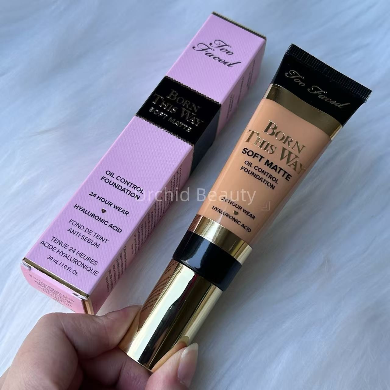 New Too Faced Born This Way Soft Matte Foundation~Praline~Full Size 30 ml/ 1 oz