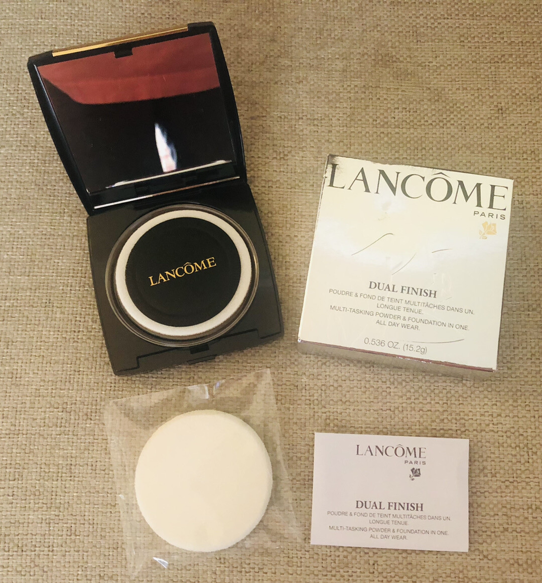 Lancome Paris Dual Finish Powder & Foundation in One Suede S40 – NEW