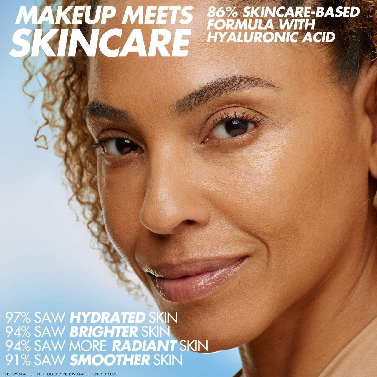 MAKE UP FOR EVER HD Skin Hydra Glow Hydrating Foundation, 32 SHADES, 1 oz