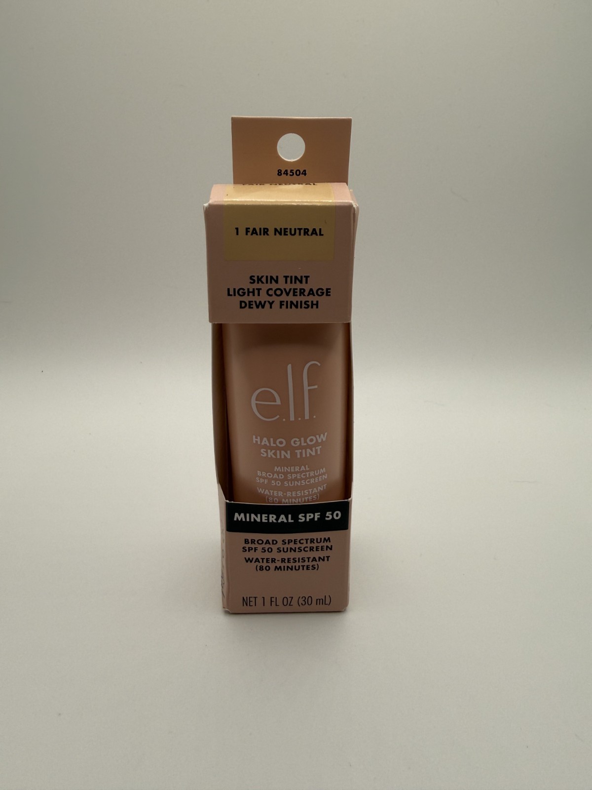 e.l.f. Halo Glow Skin Tint Light Coverage Foundation Mineral SPF 50 Fair Neutral