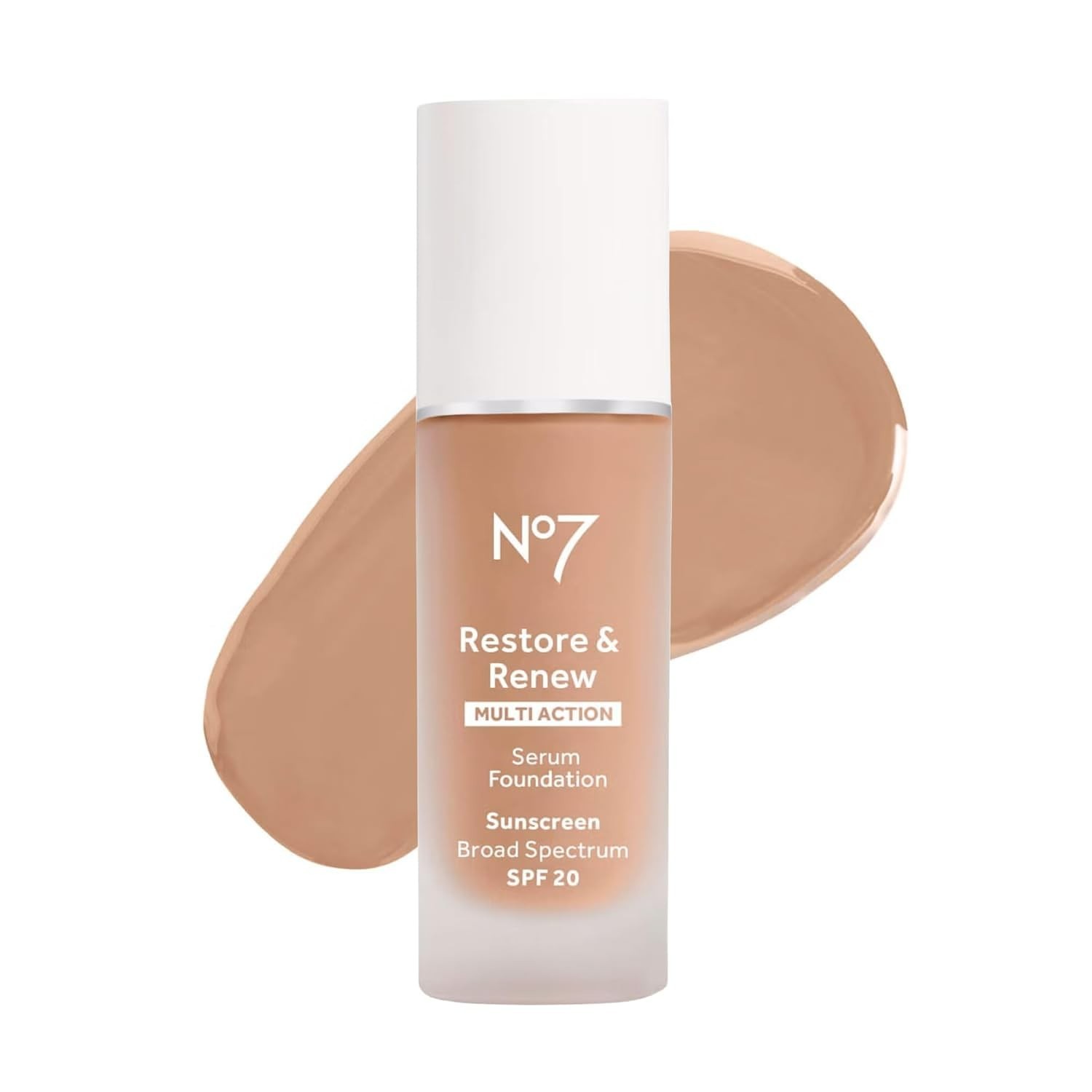Lightweight Multi-Action Serum Foundation – Warm Beige – Brightening & SPF 20