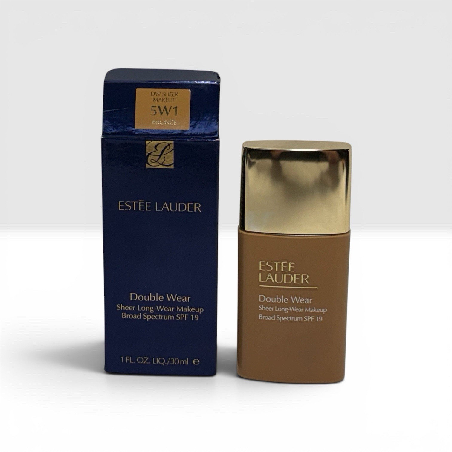 Estée Lauder – Double Wear Sheer Long-Wear Makeup – 5W1 (Bronze) – 1oz. – NIB
