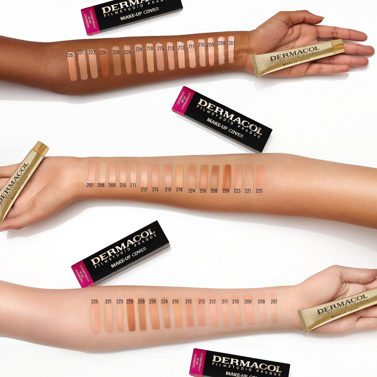 – Full Coverage Foundation, Liquid Matte Makeup with SPF 30, Waterproof, for Oil