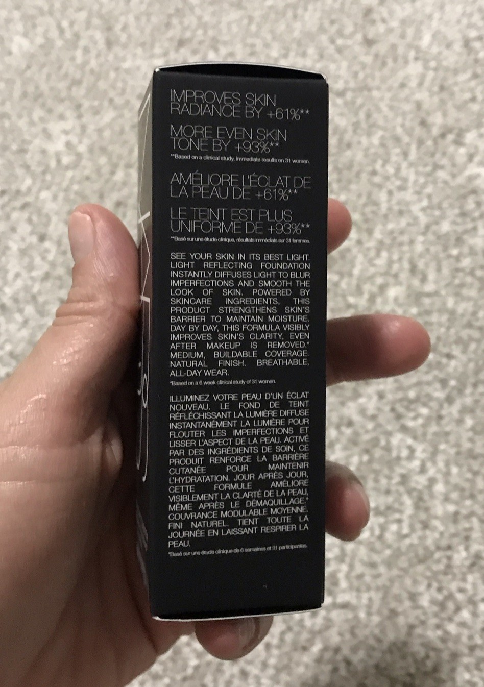 Nars Light Reflecting Foundation SIBERIA Light 0 – Size 30mL / 1 Oz.